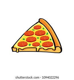 Pizza vector illustration