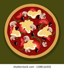 Pizza vector illustration