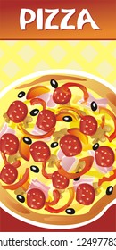 Pizza vector illustration