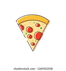 Pizza Illustration Slices Images Stock Photos Vectors Shutterstock