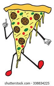 pizza vector illustration