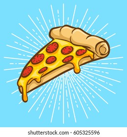 Pizza vector illustration