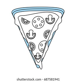 pizza vector illustration