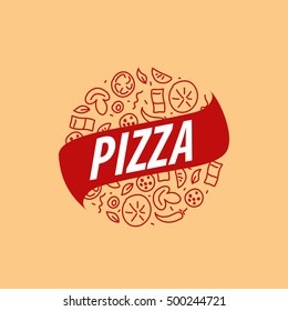 pizza vector logo