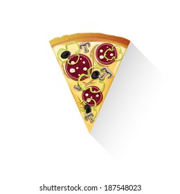 pizza vector version