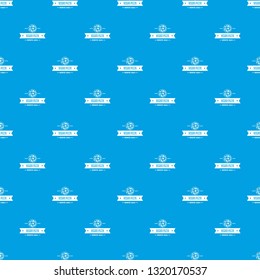 Pizza vegan pattern vector seamless blue repeat for any use