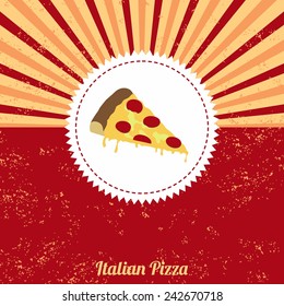 pizza vintage template