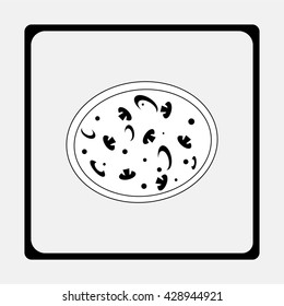 Pizza web icon.