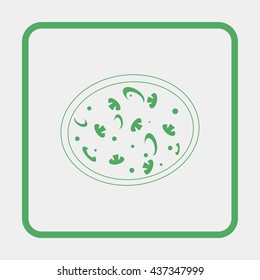 Pizza web icon.