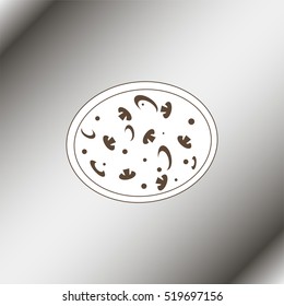 Pizza web icon.
