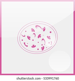 Pizza web icon.