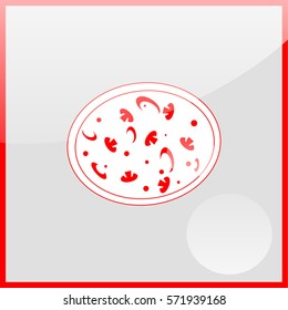 Pizza web icon.