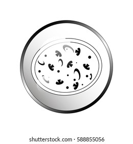 Pizza web icon.