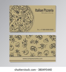 Pizzeria Business Card Template