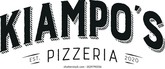 Pizzeria Logo Logotype Brand Pizza