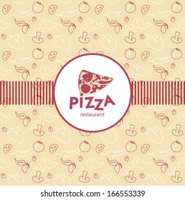 Pizzeria menu design