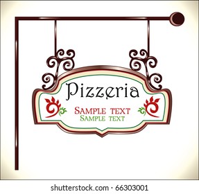 Pizzeria Sign