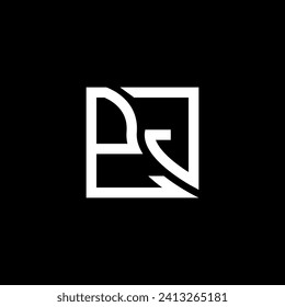 PJ letter logo vector design, PJ simple and modern logo. PJ luxurious alphabet design  