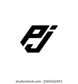 PJ Logo, PJ Monogram Logo, Initial PJ Logo, Letter PJ Logo, Icon, Vector, alphabet design template elements