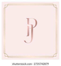 PJ,JP, Logo PJ monogram PJ letter PJ alphabet PJ, Wedding Monogram, Wedding Logo, Logo Design , Monogram monimal