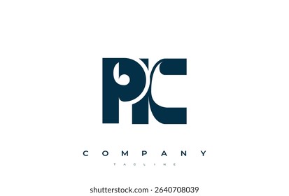 PK Abstract Geometric Logo Design. Modern and elegant logo design with simplistic typography elements, showcasing branding excellence.