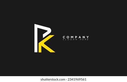 PK Alphabet letters Initials Monogram logo 