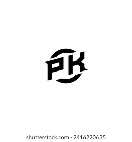 Logo inicial del juego PK, diseño de banners para tu equipo de deportes electrónicos o streaming