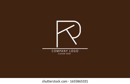 PK KP P k abstract vector logo monogram template