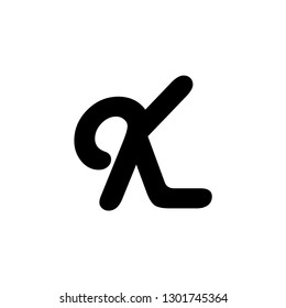 pk letter vector logo