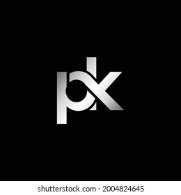 PK Logo Design Vector.