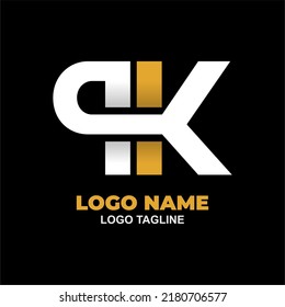 Pk Logo Logo Pk Initial Pk Stock Vector (Royalty Free) 2180706577 ...