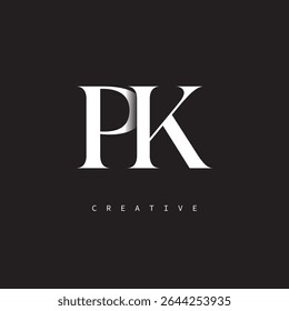 
PK Monogram Logo Minimal Elegant Letter mark for Luxury, Fashion   Creative Brands	
