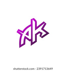 Soporte inicial del logotipo del emblema de PK Premium y concepto de diseño de juegos