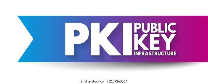 PKI - Infraestructura de claves públicas es un conjunto de roles, políticas, hardware, software y procedimientos necesarios para los certificados digitales y para gestionar el cifrado de clave pública, el fondo del concepto de acrónimo