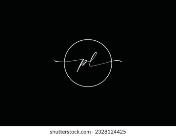 PL Abstract letter logo Design And Company logo Design 