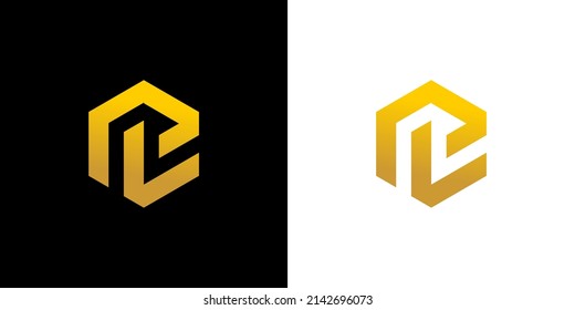 PL CL Letter Logo Design polygon Monogram Icon Vector Template