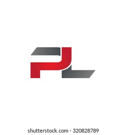 PL company group linked letter logo