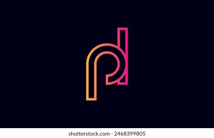 PL Creative And Modern PL Logo. Initial Letter PL Logo Design on Black Background.