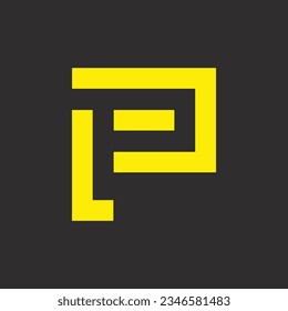 PL creative and modern vector logo design