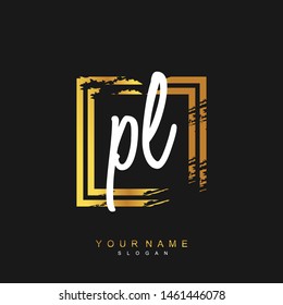 PL Initial beauty floral logo template