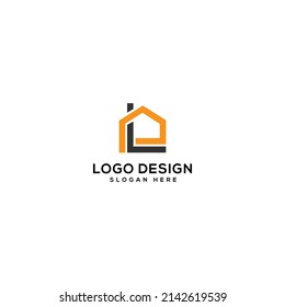 Pl Letter Construction Type Logo Design Stock Vector (Royalty Free ...