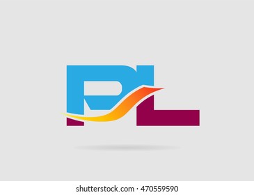 PL letter logo
