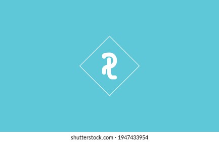 PL Letter Logo Design With Simple style