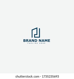 PL Letter Logo Design Template Vector