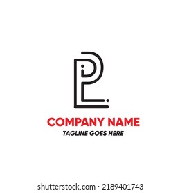 PL letter logo is a professional logo for your brand.