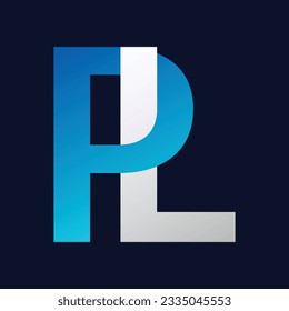 PL Letter Logo Template Illustration Design.