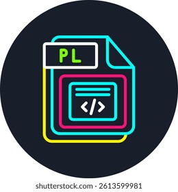 PL Line Multi Colour Circle