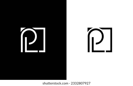 pl logo design simple luxury