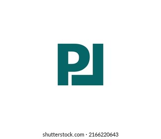 PL Logo design vector template