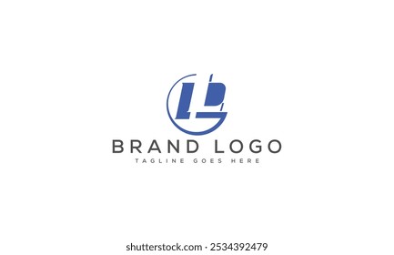 PL logo design vector template design for brand